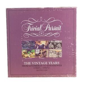 Vintage 1989 Trivial Pursuit The Vintage Years 1920s-1950s